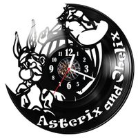 Zegar ścienny z płyty winylowej Asterix i Obelix 1577.14