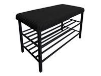 Szafka na buty Regał Półka stelaż czarny POSO 135