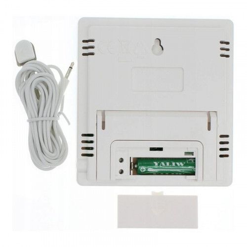 BEZPRZEWODOWA STACJA POGODY TERMO-HIGROMETR ZEWNĘTRZNA SONDA ZEGAR BUD na Arena.pl