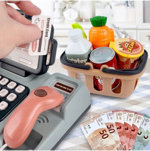 KASA FISKALNA SKLEPOWA INTERAKTYWNA ZAKUPY WAGA SKANER RUCHOMA TAŚMA KOSZYK na Arena.pl