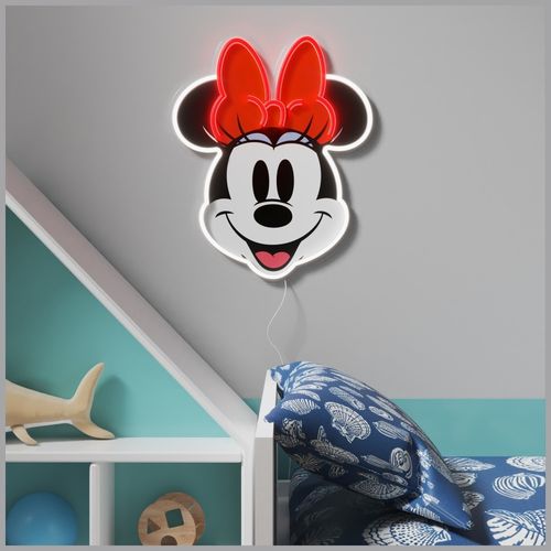 neon yellowpop disney minnie printed     face na Arena.pl