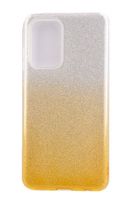 Etui brokatowe Bling do Samsung Galaxy A72 złoty