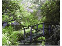 40X50CM OBRAZ SECRET GARDEN MOST OGRÓD JAPONIA KOLORY OBRAZ