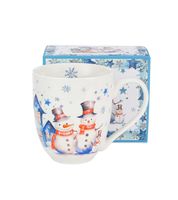 KUBEK PORCELANOWY DUO ŚWIĘTA RODZINA BAŁWANÓW BAŁWAN XXL 1000 ML