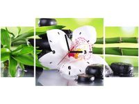 80X40CM ZEGAR KAMIENIE SPA STORCZYK OBRAZ