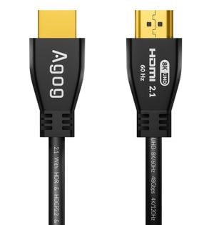 Agog X-87 kabel HDMI 2.1 UHS 8K 60Hz, 4k@120Hz, HDR, 1,5m