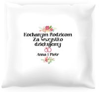 Poduszka personalizowana -  Podziękowania dla rodziców #12