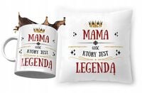 Zestaw Dla Mamy Poduszka + Kubek Prezent Z Nadrukiem Ze Zdjęciem