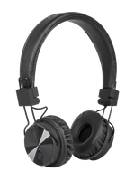 bezprzewodowe słuchawki nauszne kruger&matz model wave bt, kolor czarny