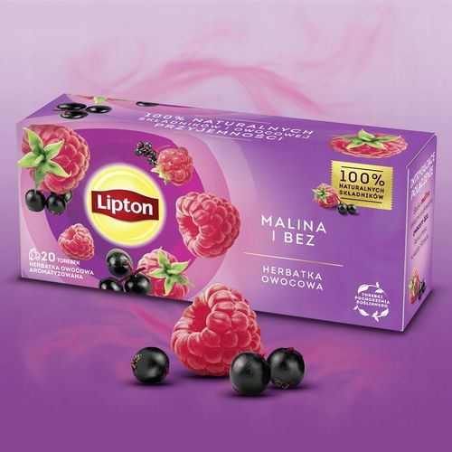 Zestaw Lipton Herbatki owocowe wszystkie smaki 5x20 torebek + PUSZKA GRATIS na Arena.pl