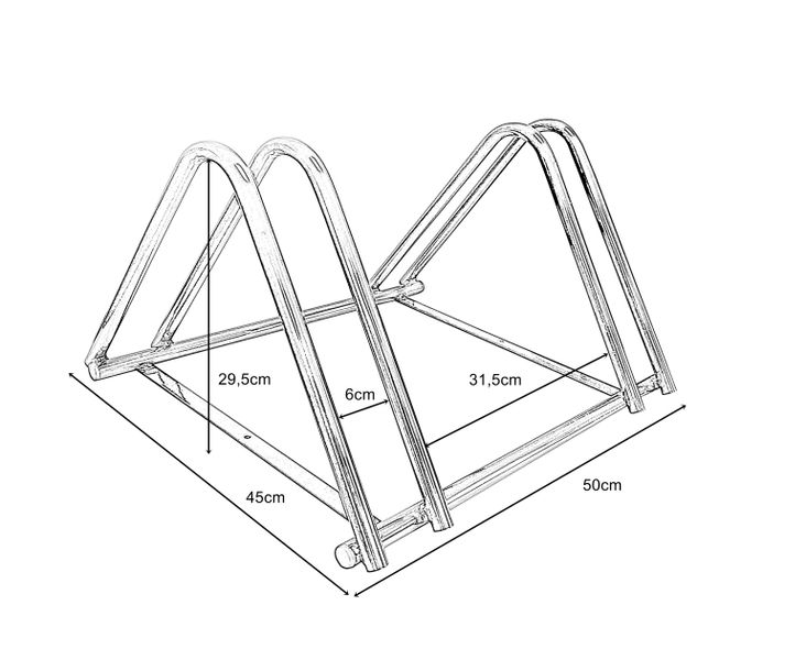 Stojak na 2 rowery zdjęcie 2
