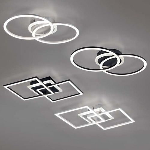 Plafon do sypialni Venida R62793187 plafon LED 25W 3000K srebrny na Arena.pl