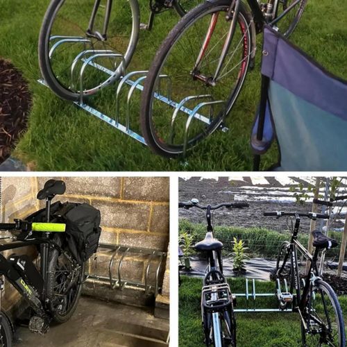 STOJAK NA ROWER ROWERY 5 STANOWISK ROWEROWY STAL OCYNKOWANA 154,5x33x27 cm na Arena.pl