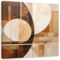 Obraz do salonu sypialni kuchni, Abstrakcyjne koła kształty 40x40