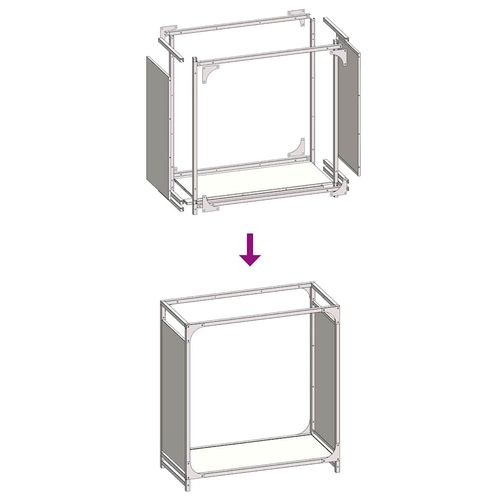 Stojak na drewno opałowe Stal walcowana na zimno na Arena.pl