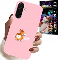 ETUI DO SAMSUNG GALAXY A26 5G - ŚMIESZNE WZORY I LOVE YOU PIESEK OBUDOWA