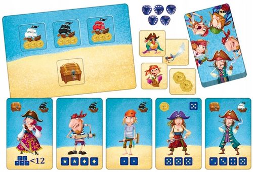 GRA PLANSZOWA ZŁOTA ZAŁOGA wyrusz z piratami na poszukiwanie skarbów na Arena.pl