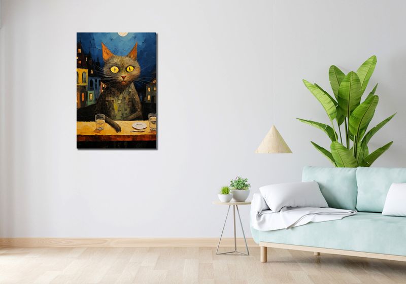 Obraz 60x90cm Nocny Obserwator zdjęcie 2