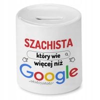 Skarbonka Dla Szachisty Na Urodziny Prezent Z Nadrukiem Ze Zdjęciem