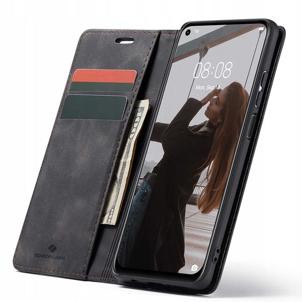 Spacecase Wallet Huawei P40 Lite Black zdjęcie 1