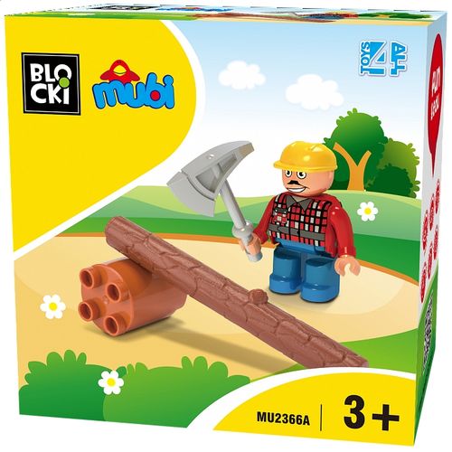 KLOCKI MUBI FIGURKA LUDZIK DRWAL na Arena.pl