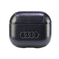 audi leather big logo airpods 3 coverczarny/black au-ap3-gt/d3-bk