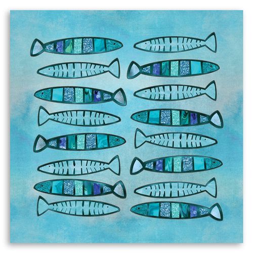 Deco Panel, Ryby, abstrakcja 40x40 na Arena.pl