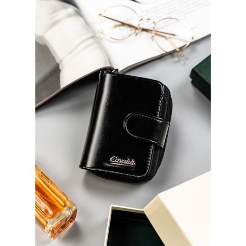 klasyczny, pojemny portfel damski ze skóry ekologicznej - 4u cavaldi na Arena.pl