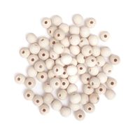 drewniane koraliki  kulki 12 mm 40g 0244