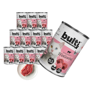 KARMA MOKRA DLA KOTA BULTI Puszka mielonka z wołowiną ZESTAW 12x400g