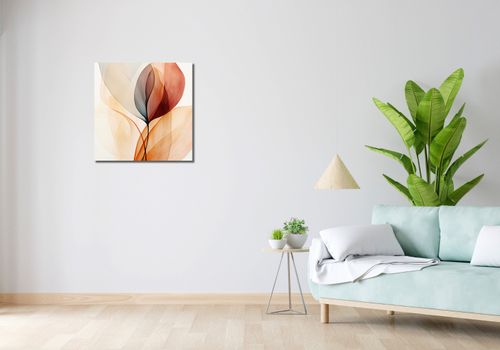 Obraz 60x60cm Eteryczne Liście na Arena.pl