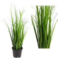 TRAWA SZTUCZNA W DONICZCE FEJKA 40CM DEKORACYJNA