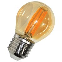 Żarówka Ledowa Led E27/230V 450Lm Filament Gold G45 2200K 5W 4Xcob