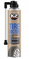 K2 TIRE DOKTOR 400ML x2 + ZESTAW NAPRAWCZY DO OPON DO NAPRAWY OPON KLEJ