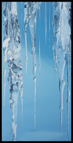 Plakat 50x100cm Kryształowe Sople na Arena.pl