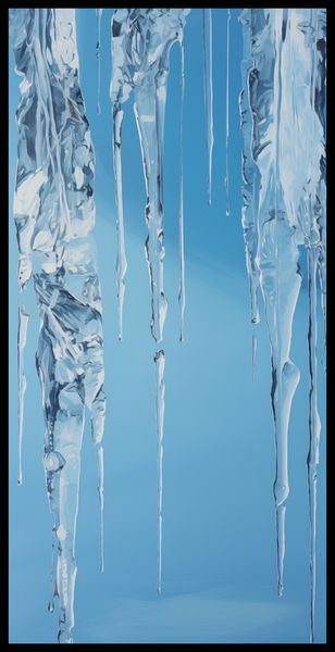Plakat 50x100cm Kryształowe Sople zdjęcie 2