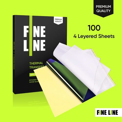 Kalka termiczna do tatuażu|papier transferowy|Fine Line 100 szt na Arena.pl
