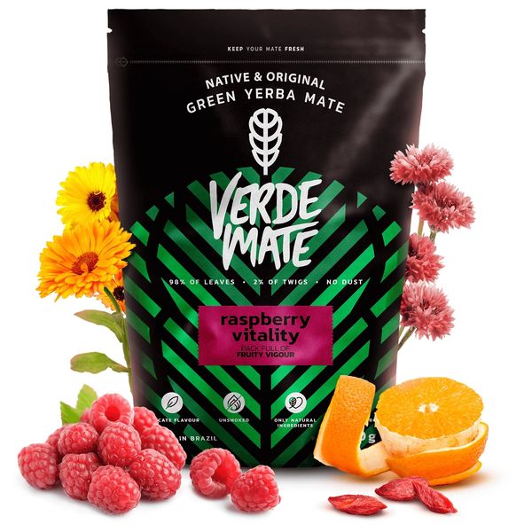 Verde Mate Green Raspberry Vitality 0,5 kg zdjęcie 3