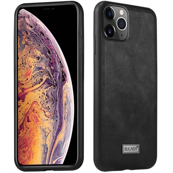Etui Iphone 12 Mini Sulada Royal Czarne zdjęcie 1
