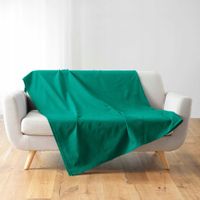 NARZUTA NA KANAPĘ zielona polycotton 180 x 220 cm