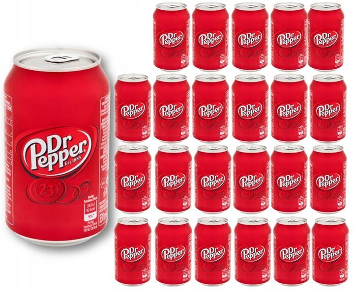 24 x Dr Pepper Napój gazowany 330 ml zdjęcie 4