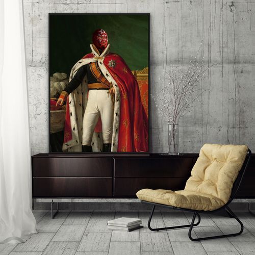 Plakat portret luchador Lucha libre 70x100 cm na Arena.pl