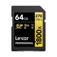 Karta SD Lexar 64GB 1800x Professional SDXC UHS-II U3 V60