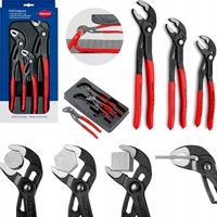 Knipex Zestaw Szczypiec Rur Cobra Szczypce Klucz 300/250/180mm 3szt Wkład