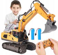 KOPARKA SPYCHACZ XXL DUŻA ZDALNIE STEROWANA NA PILOTA DLA DZIECI 1200mAh