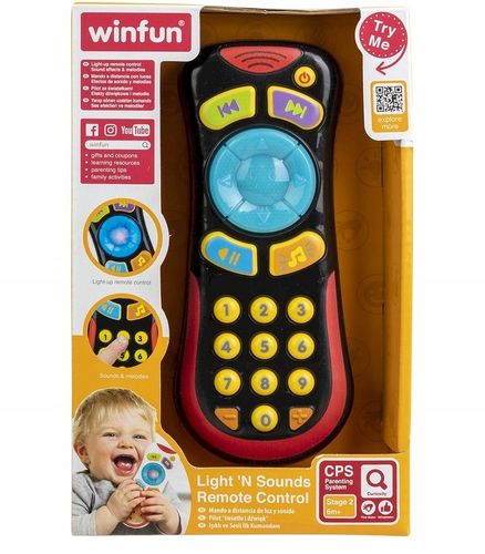 SMILY PLAY Edukacyjny interaktywny pilot TV czarny na Arena.pl