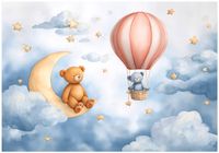 Fototapeta Na Flizelinie Dla Dzieci Chmury 250x175