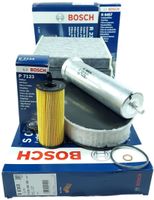 2X BOSCH ZESTAW FILTRÓW BMW 5 F10 F11 518d 520d 525d 163KM 184KM 200KM 218K