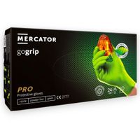 rękawice nitrylowe gogrip xxl mercator 50szt zielo