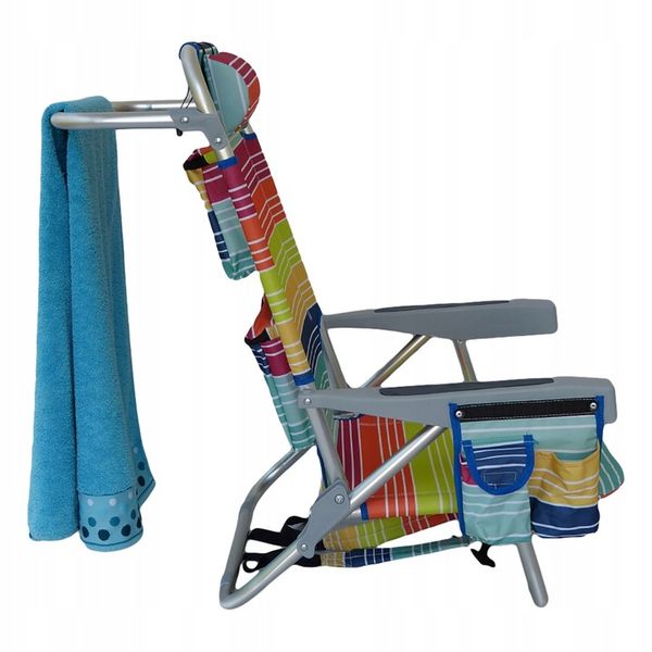 leżak MULTICOLOR plażowy, ALUMINIUM,ogrodowy. zdjęcie 14